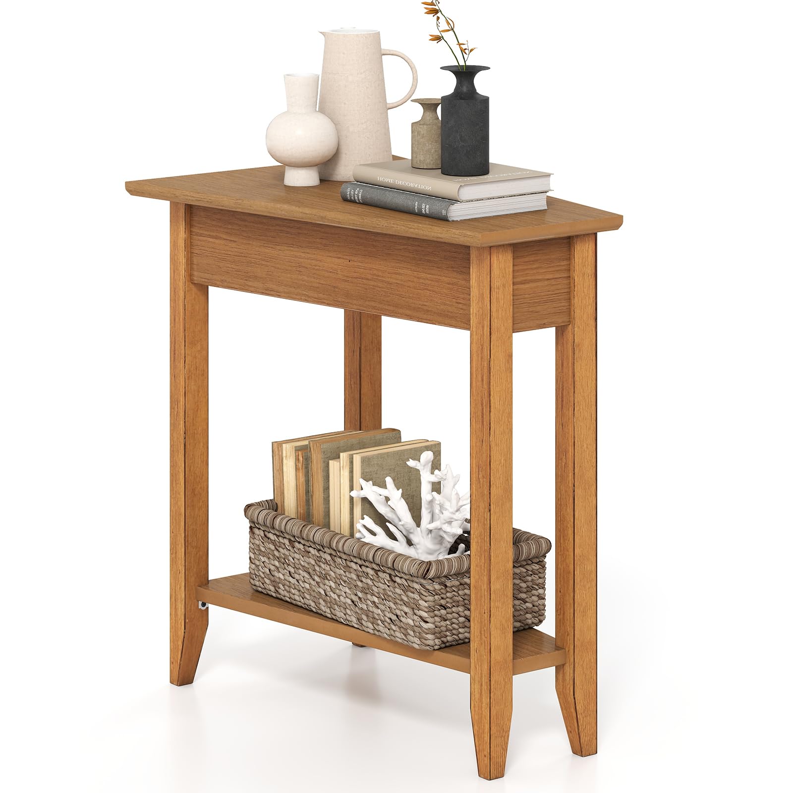 Amazon.com: Giantex Wedge End Table, Triangle Side Table